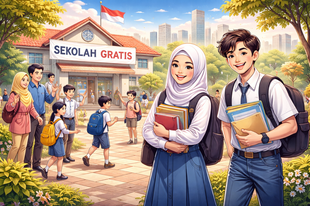 Sekolah Swasta Gratis di Jakarta Bertambah Jadi 103